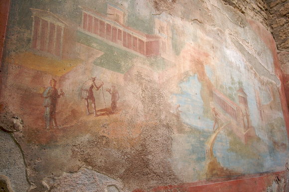 Fresco on sidewall.