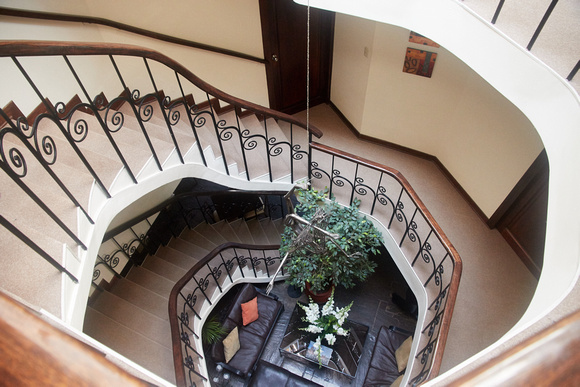 Staircase of Casa Boutique Spa Encantada