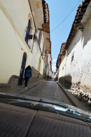 Typical streets of Cusco