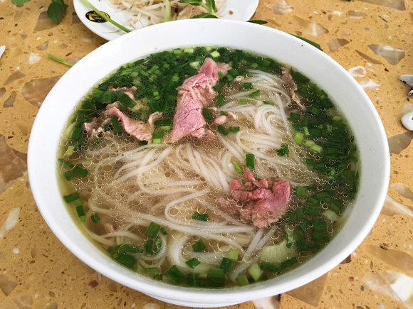 Classic "raw" beef noodles.