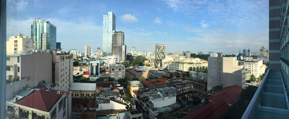 Good Morning Saigon, from my room at the Sheraton