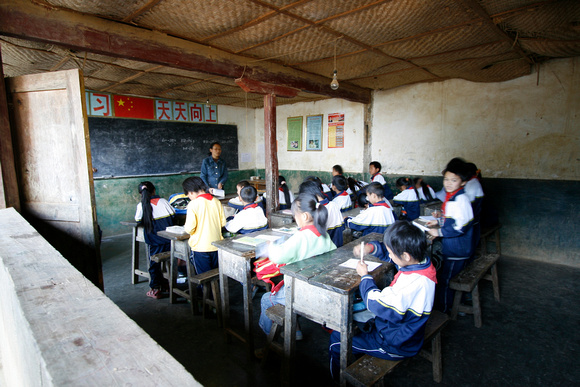 Grade 3 classroom.  West side, lower level, N. Teaching Bldg.
