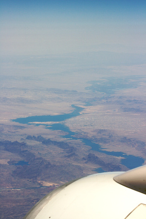 Lake Havasu on the Colorado River between AZ and CA.