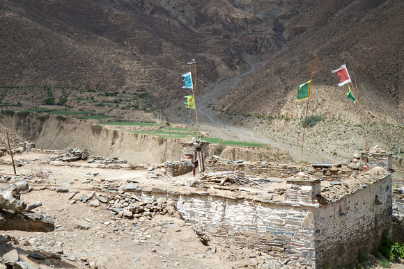 Small typical house in this part of Tibet.