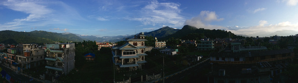 Panorama from the roof of Hotel Dream.