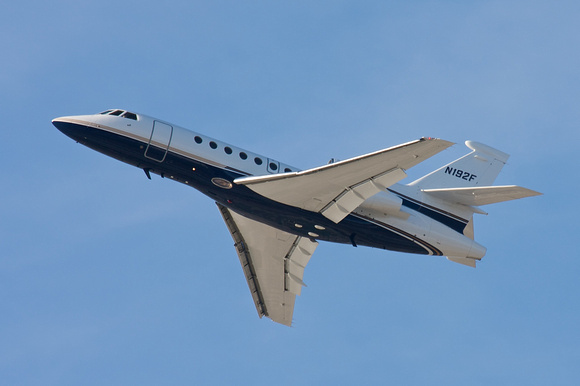 Dassault Falcon 50EX N192F, owned by Freescale Semiconductor.