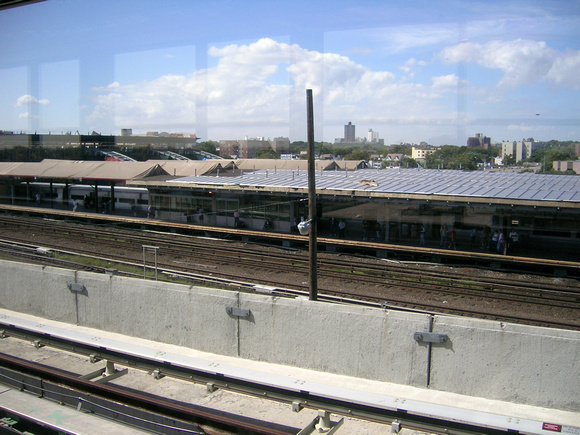 LIRR's Jamaica Station platforms from the JFK AirTrain access.