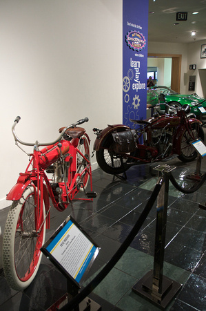 Couple of Indian motorcycles owned by Steve McQueen.