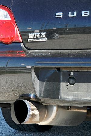 Biggest exhaust pipe I've seen on a Subie