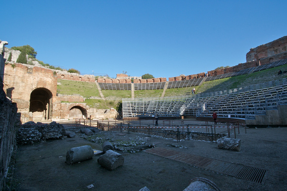 2nd largest Greek theater in Sicily, after the one in Siracusa.
