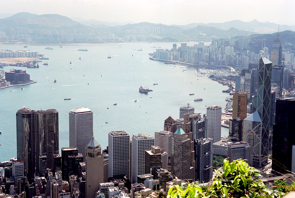 Victoria Harbour was wider back then.