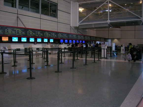 AF check-in at IAH Terminal D