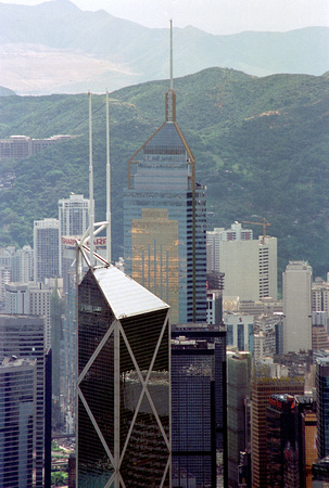 Central Plaza in Wanchai was tallest building then.