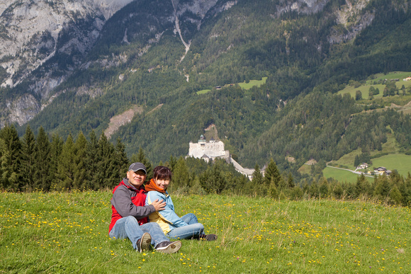 "Do-Re-Mi" meadow in Werfen.