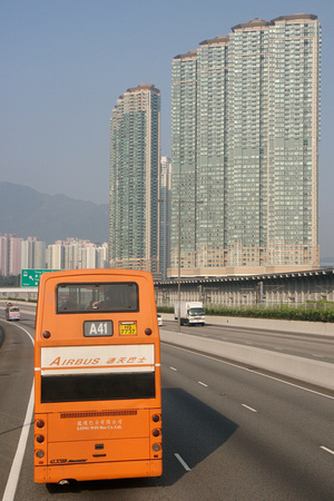 On right are the 54-storey Caribbean Coast residential towers.