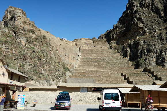 Temple Hill of Ollantaytambo, built by Pachacuti