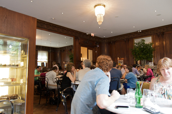 Café Sabasky at the Neue Galerie on 86th and Central Park East.