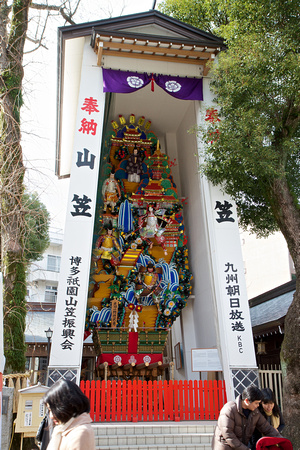 Float used at the Hakata Gion Yamakasa (博多祇園山笠).