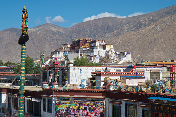 Awesome view of the Potala, especially in the morning.