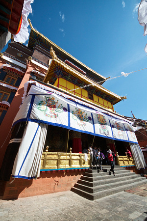 Tomb of the 4th Panchen Lama.