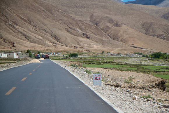 Last km marker on G219 before joining G318. Route starts from Kargilik (葉城) in Xinjiang.