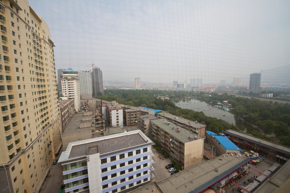 Last look of Xining from our hotel room.