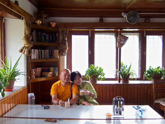 Dining room at Gurung Cottage in Ghandruk.