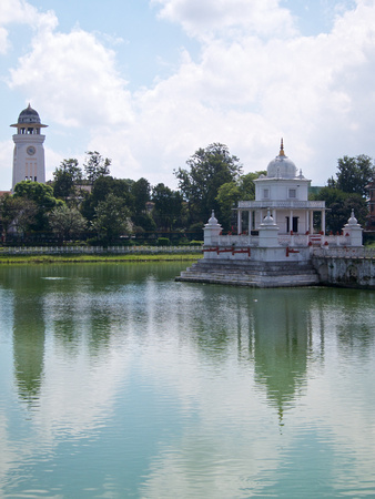 Rani Pokhari (Queen's Pool) in middle of city.  Unfortunately, it's only open one day in a year.