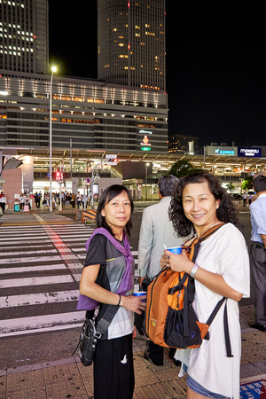 The Shinkansen Exit (W side of Station) from Bic Camera.