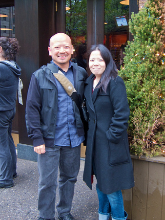 With Ada from my highschool.   After lunch at Accademia di Vino on 3rd Ave.