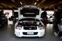 2004 Subaru Impreza STi - stock powertrain, mild suspension upgrade, R-compound tires