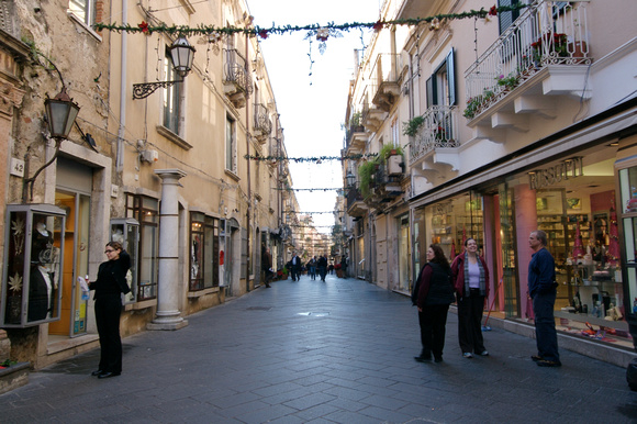Posh stores on Corso Umberto I.