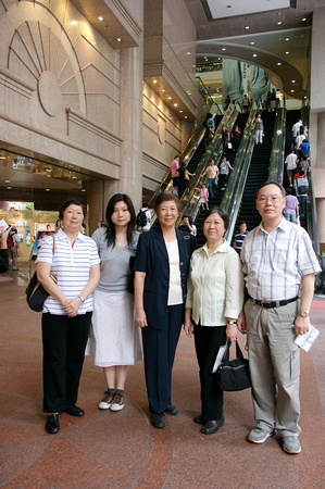 Auntie 4, Joyce, mom, Auntie and Uncle 5.