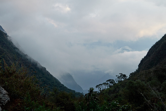 Looking to our north towards the Sacred Valley