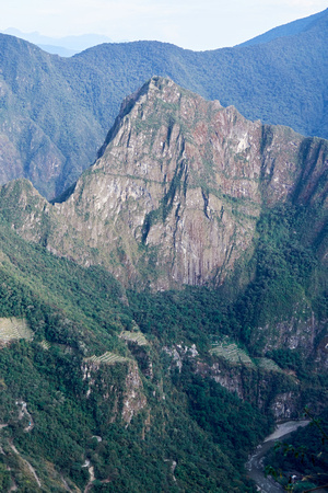 Huayna Picchu (2,720m/8,920ft) that we would climb the next day.