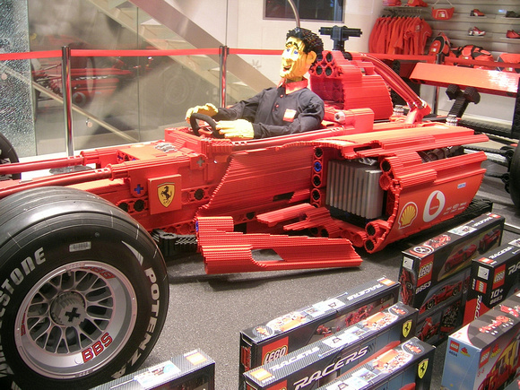 Lego F1 at Ferrari Store