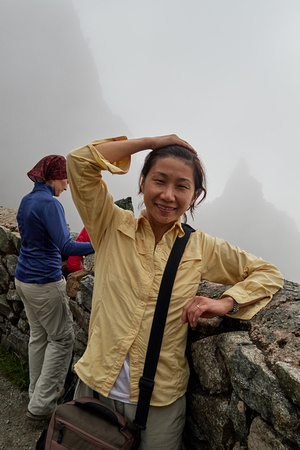 At the semicircular Runkuraqay (3,780m/12,400ft)