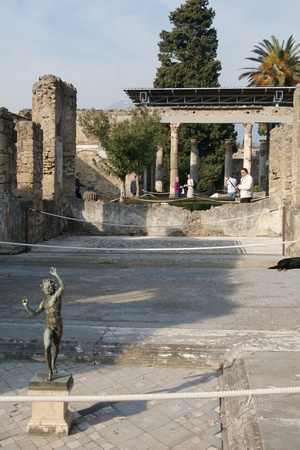 House of the Faun, largest in Pompeii.