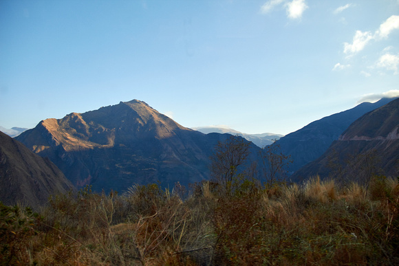 Starting the climb towards Ninamarca